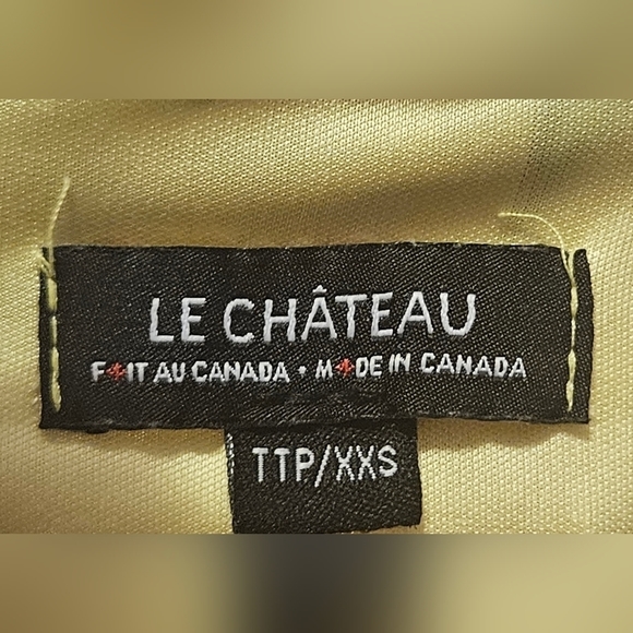 Le Chateau Beautiful Yellow with Floral Print. - Picture 7 of 8